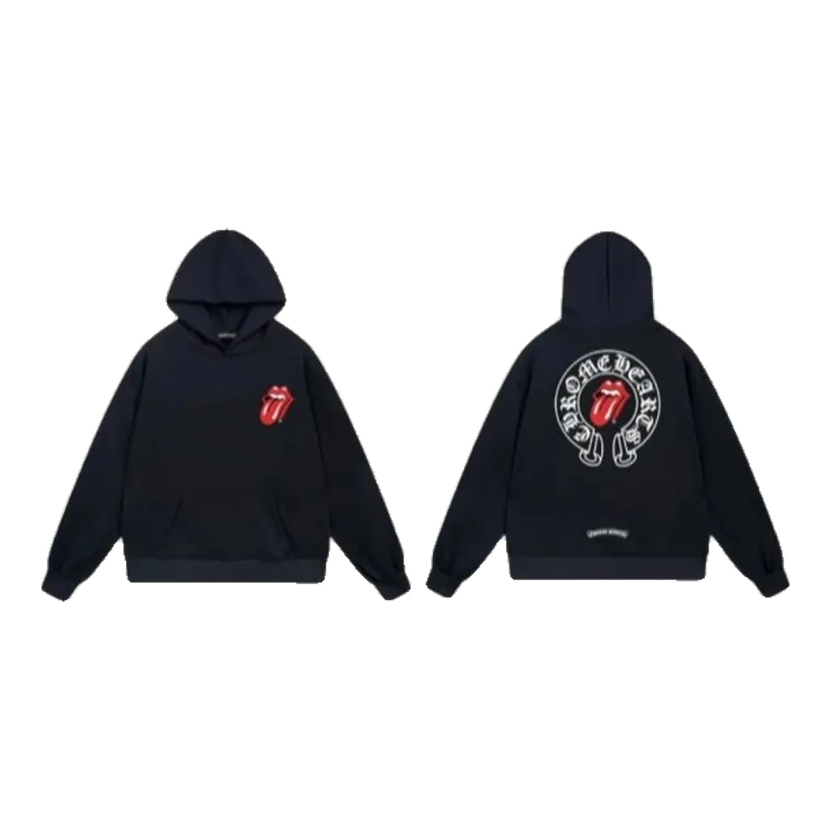 Chrome Hearts Black Hoodie Graphic