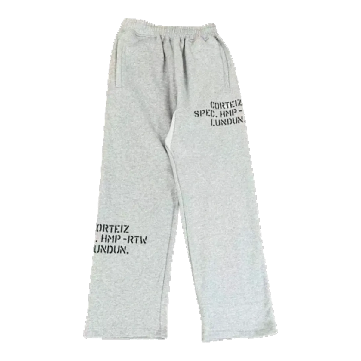 Corteiz Grey Logo Sweatpants