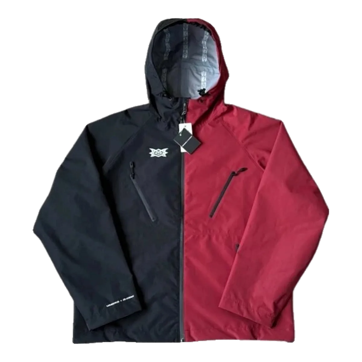 Mertra Navy Red Colorblock Jacket