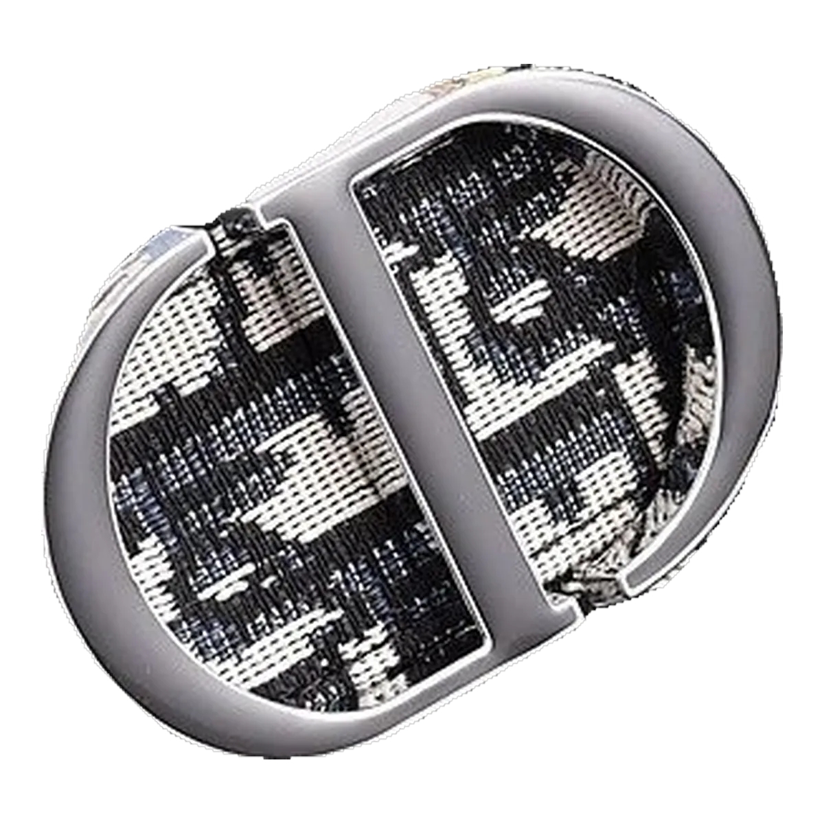 Dior Silver Oblique Buckle Belt