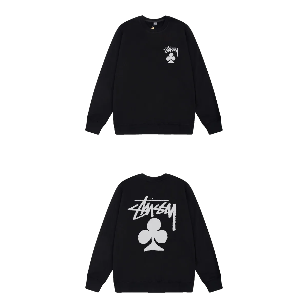 Stussy Black Long-Sleeve Tee