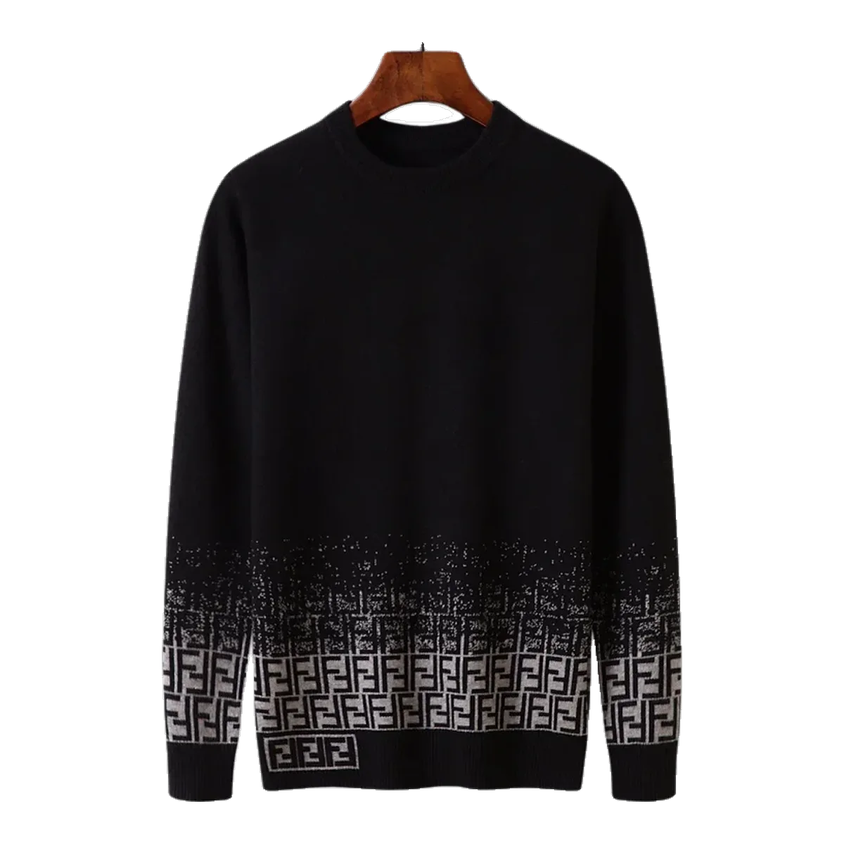 Fendi Black FF Logo Sweater