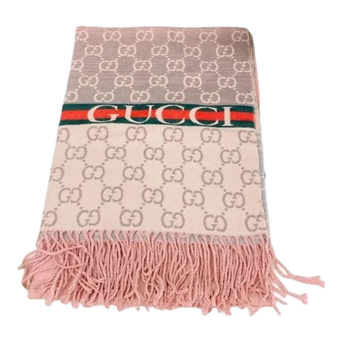 Gucci Pink GG Scarf