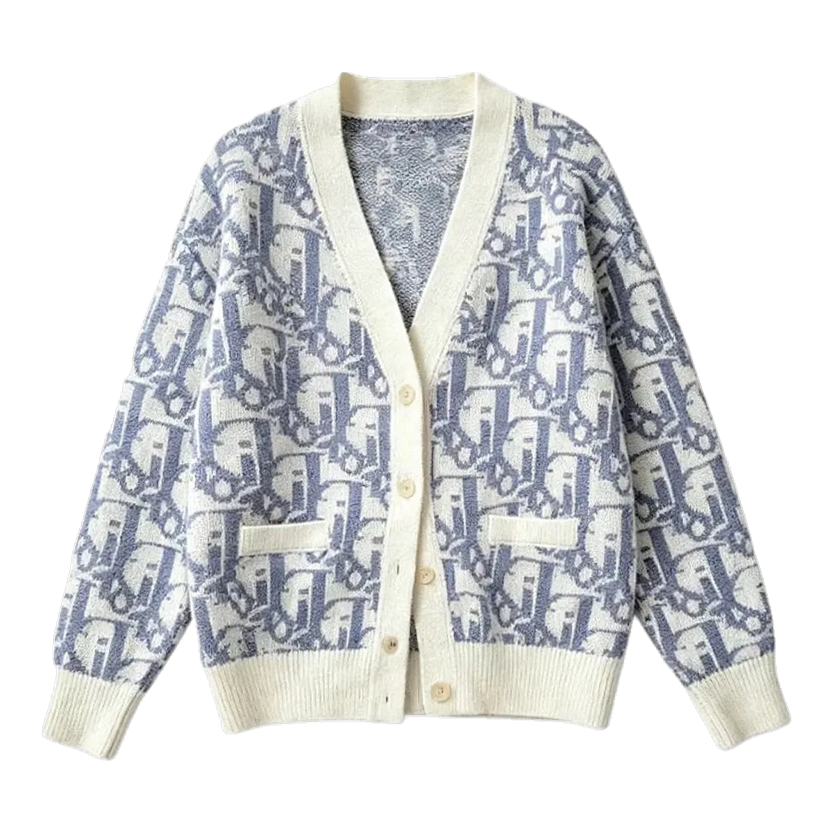 Dior Oblique Cardigan Blue