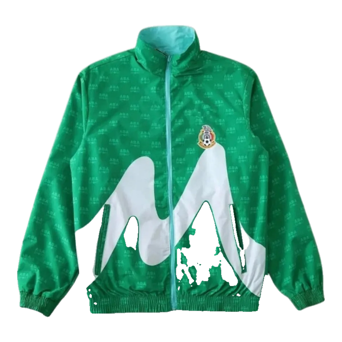 On Green Windbreaker