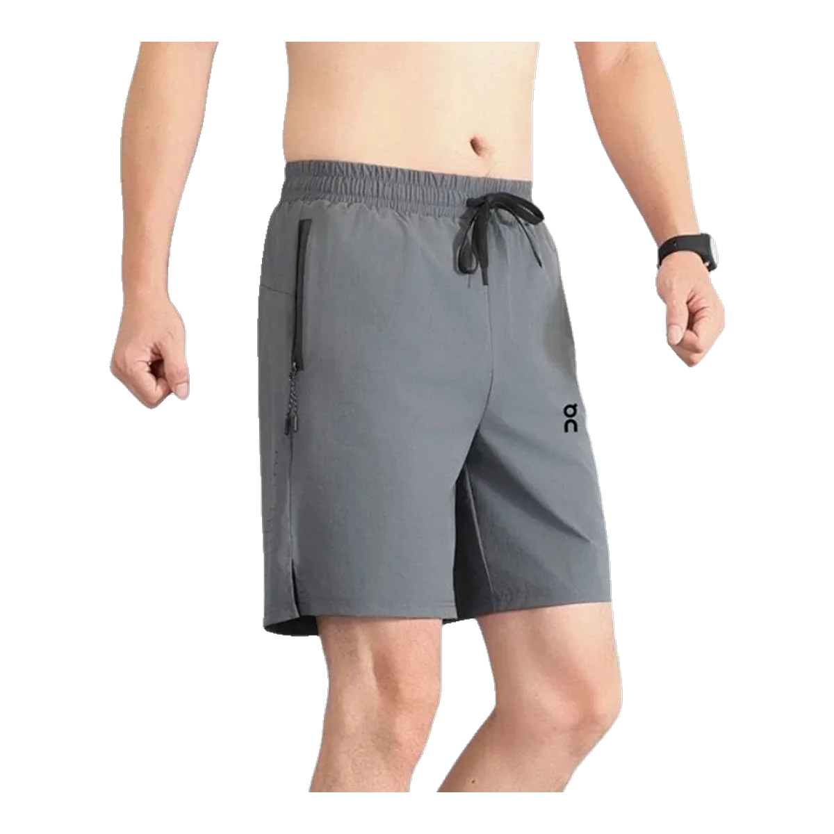 On Grey Shorts