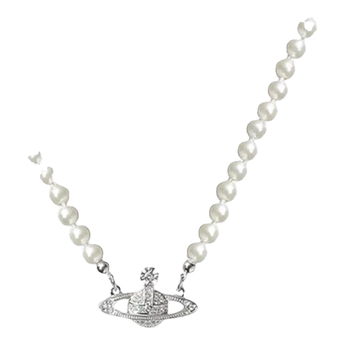 Vivienne Westwood Silver Orb Necklace