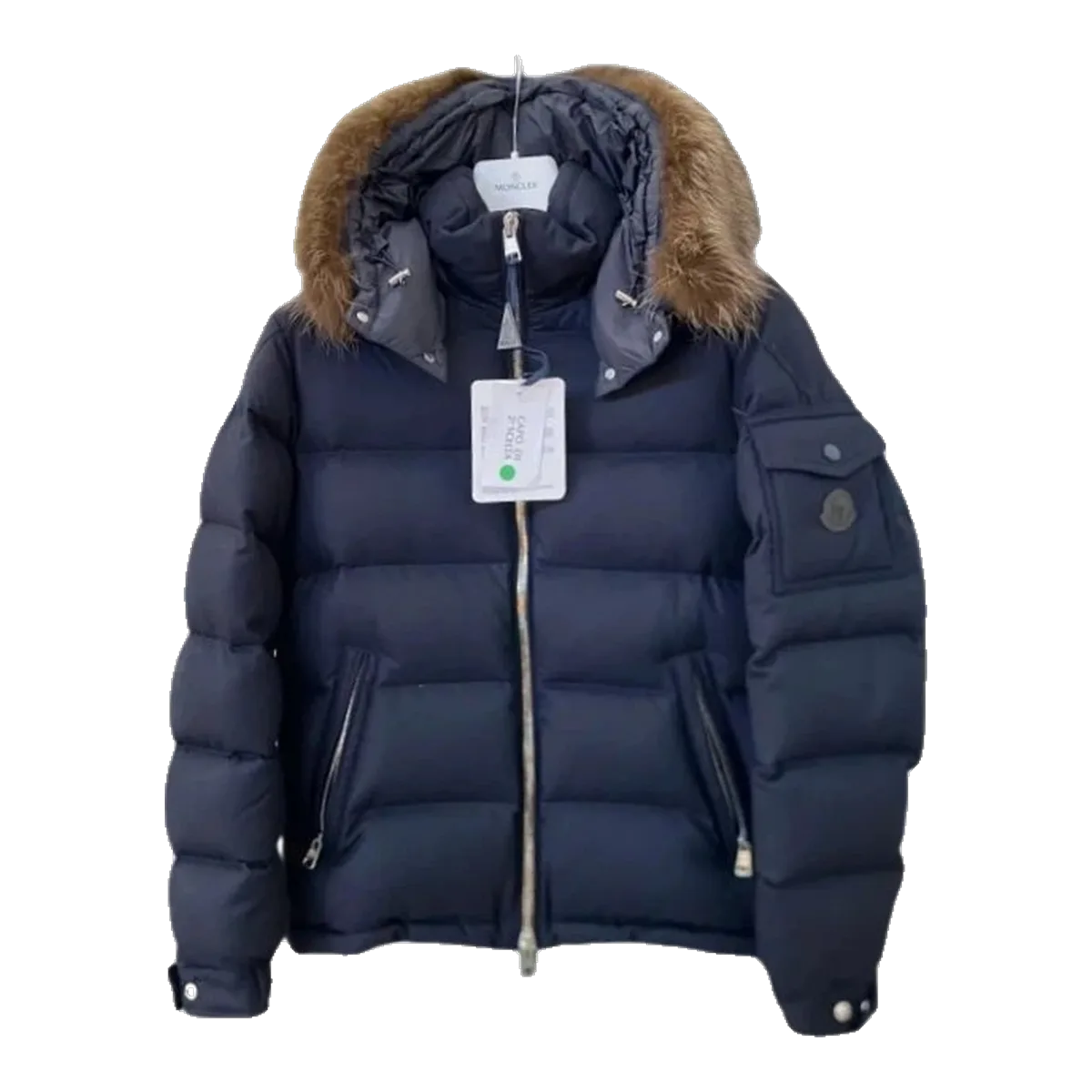 Moncler Navy Puffer Jacket