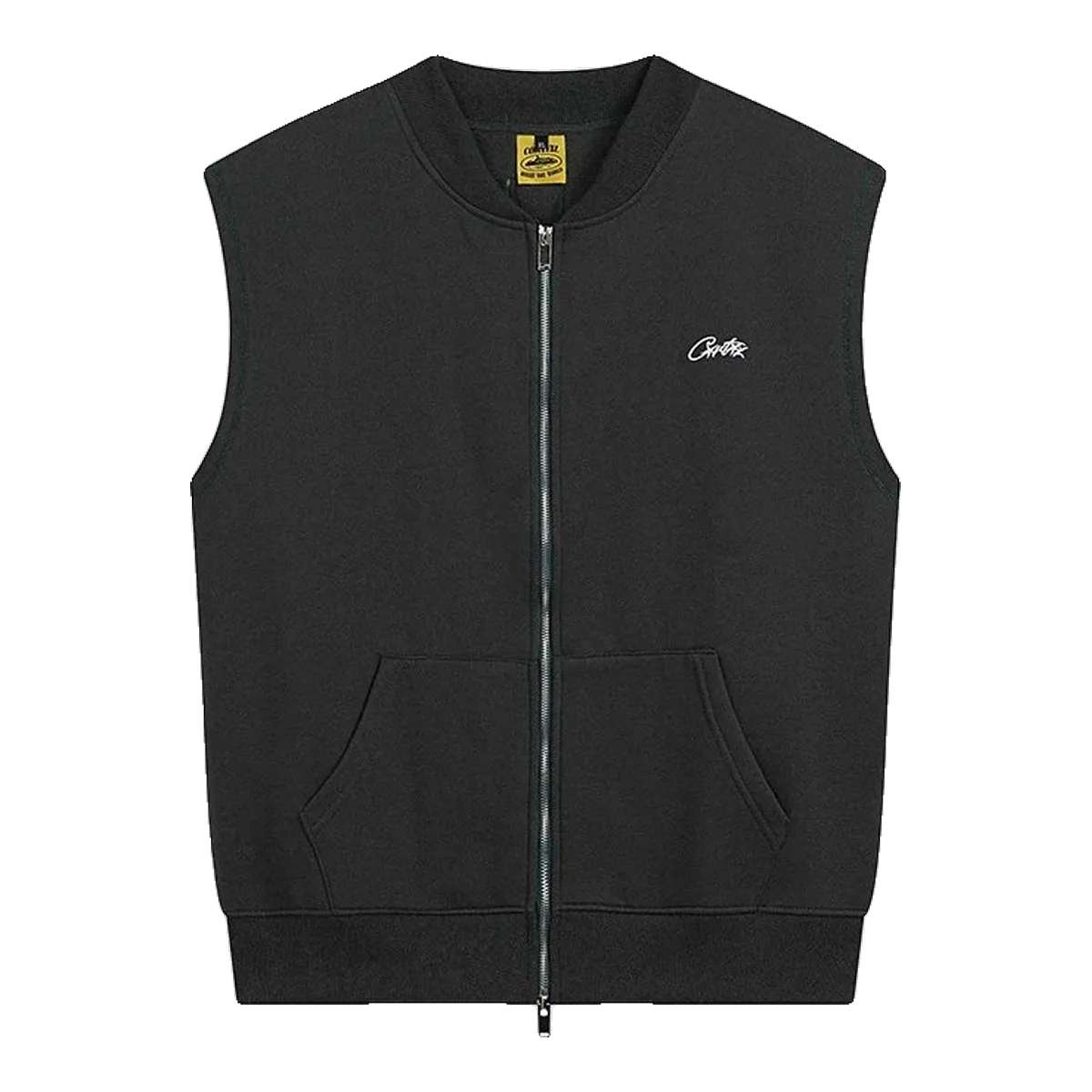 Corteiz Zip Vest Black