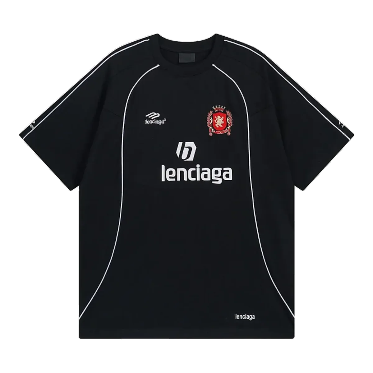 Balenciaga Jersey T-Shirt Black