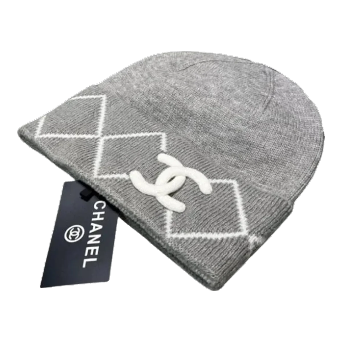 Chanel Grey Beanie