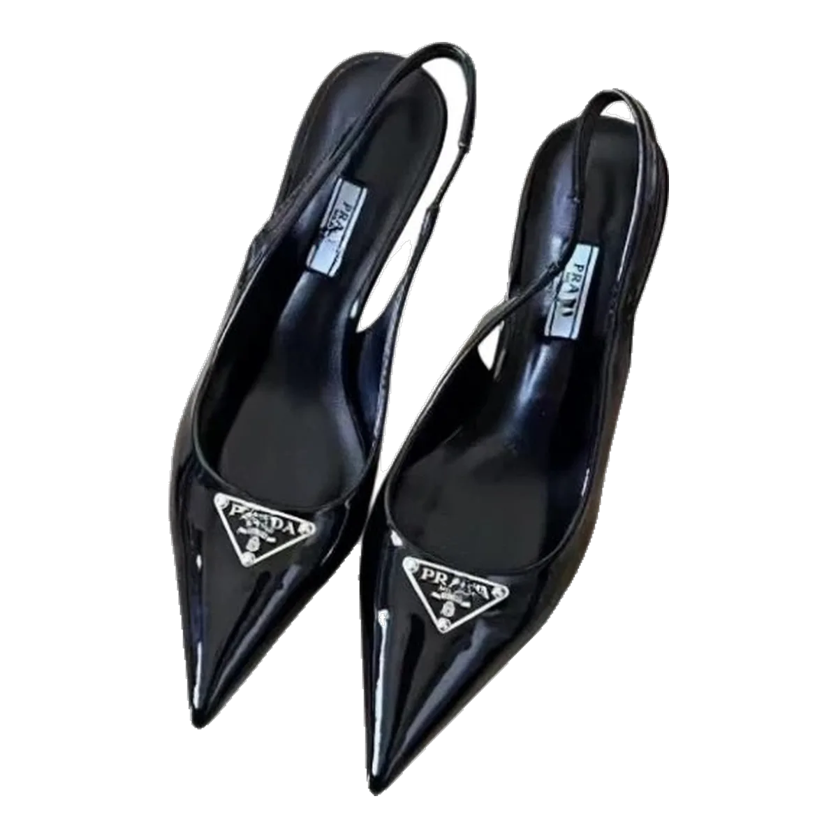 Prada Navy Heels