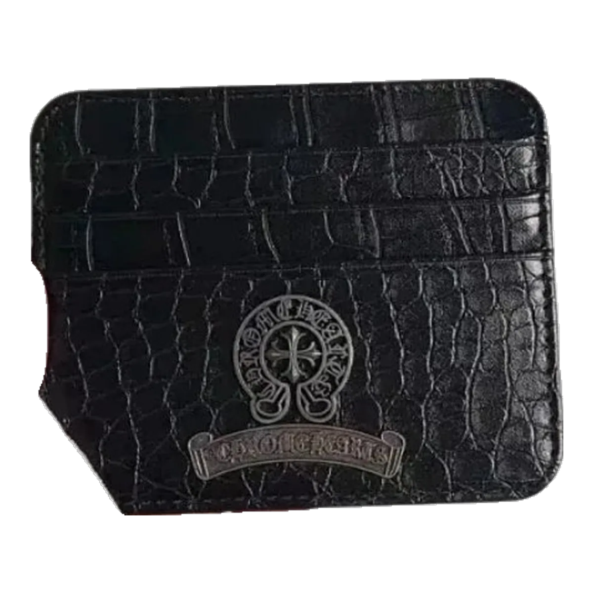Chrome Hearts Black Leather Bag
