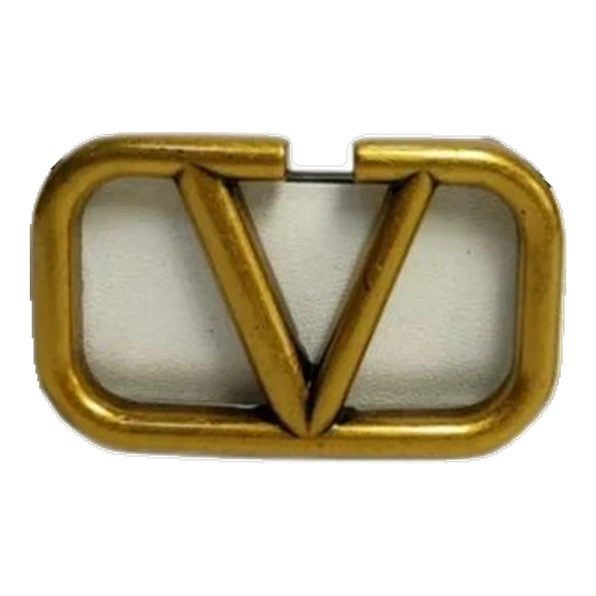 Valentino Black VLogo Belt