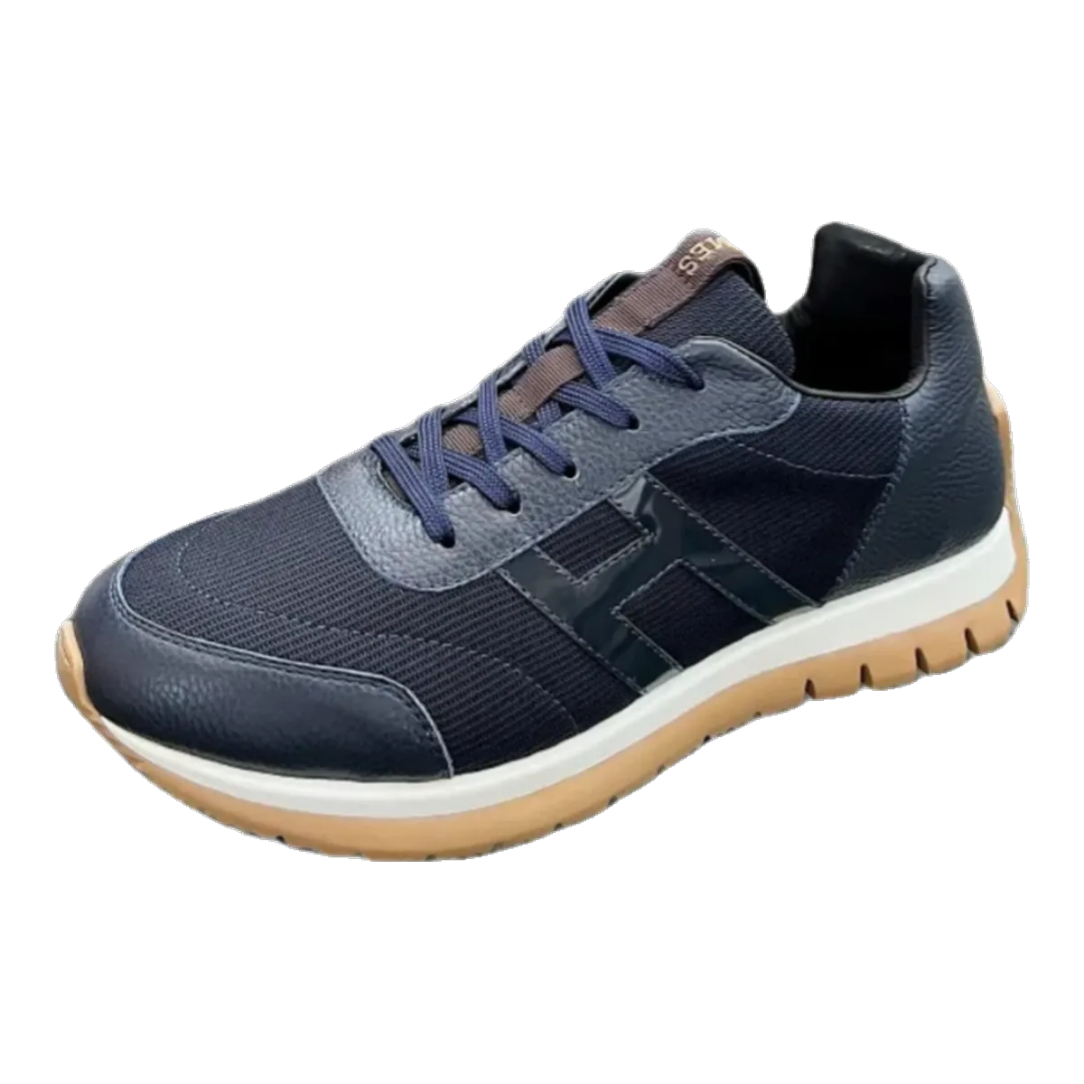 Hermes Navy Sneakers