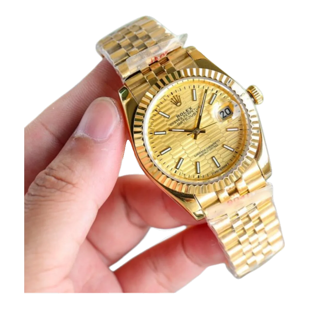 Rolex Watch Gold Dial