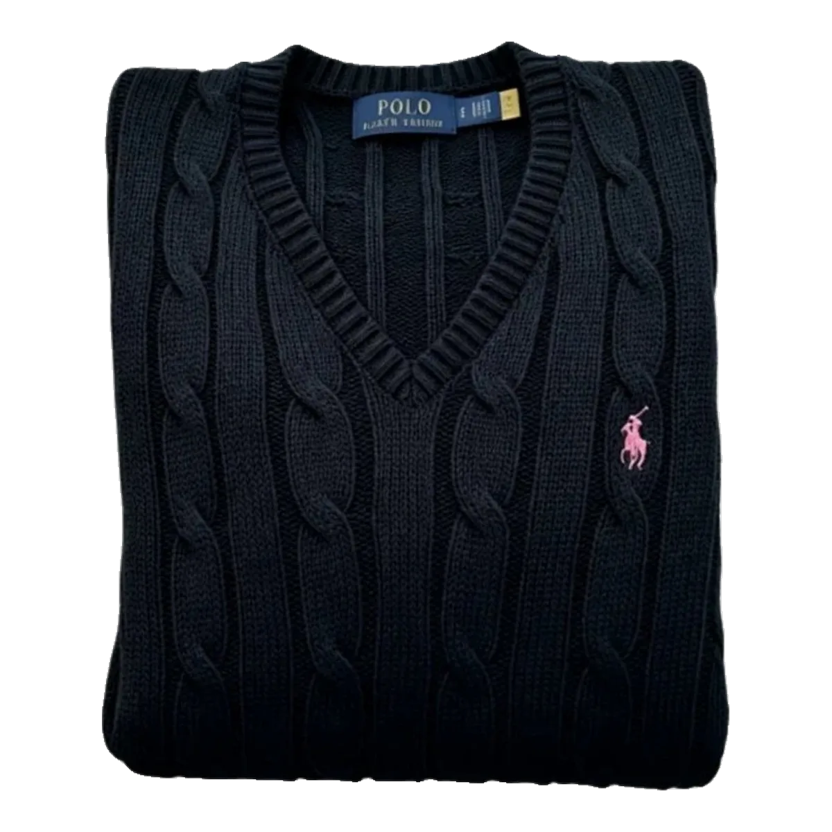 Ralph Lauren Cable Knit Sweater Navy