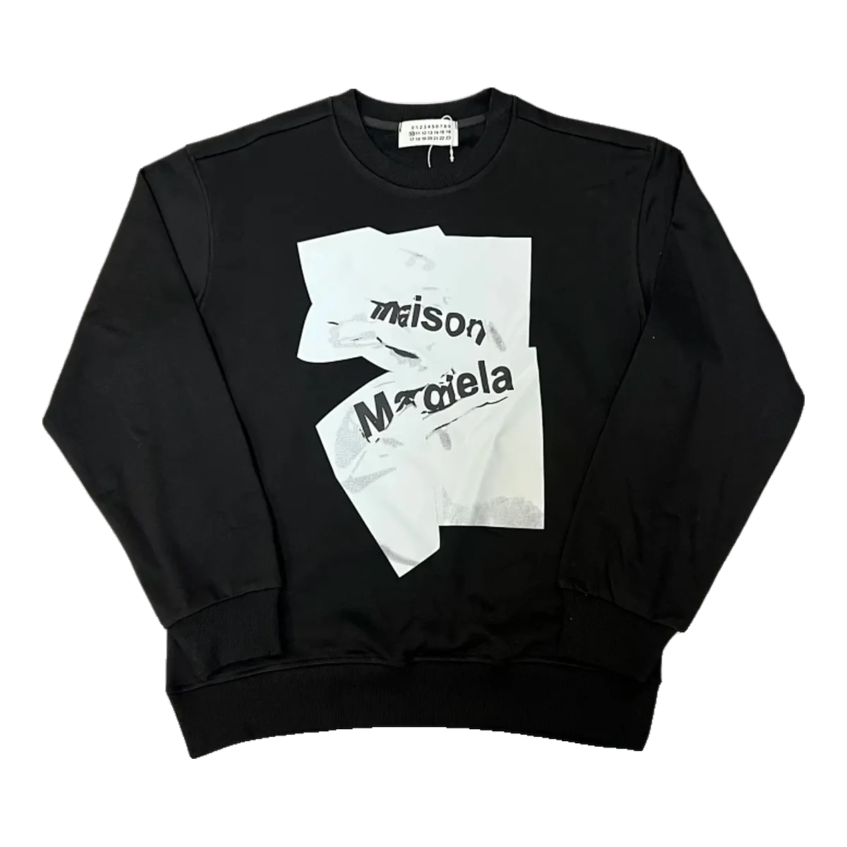 Maison Margiela Black Graphic Sweatshirt