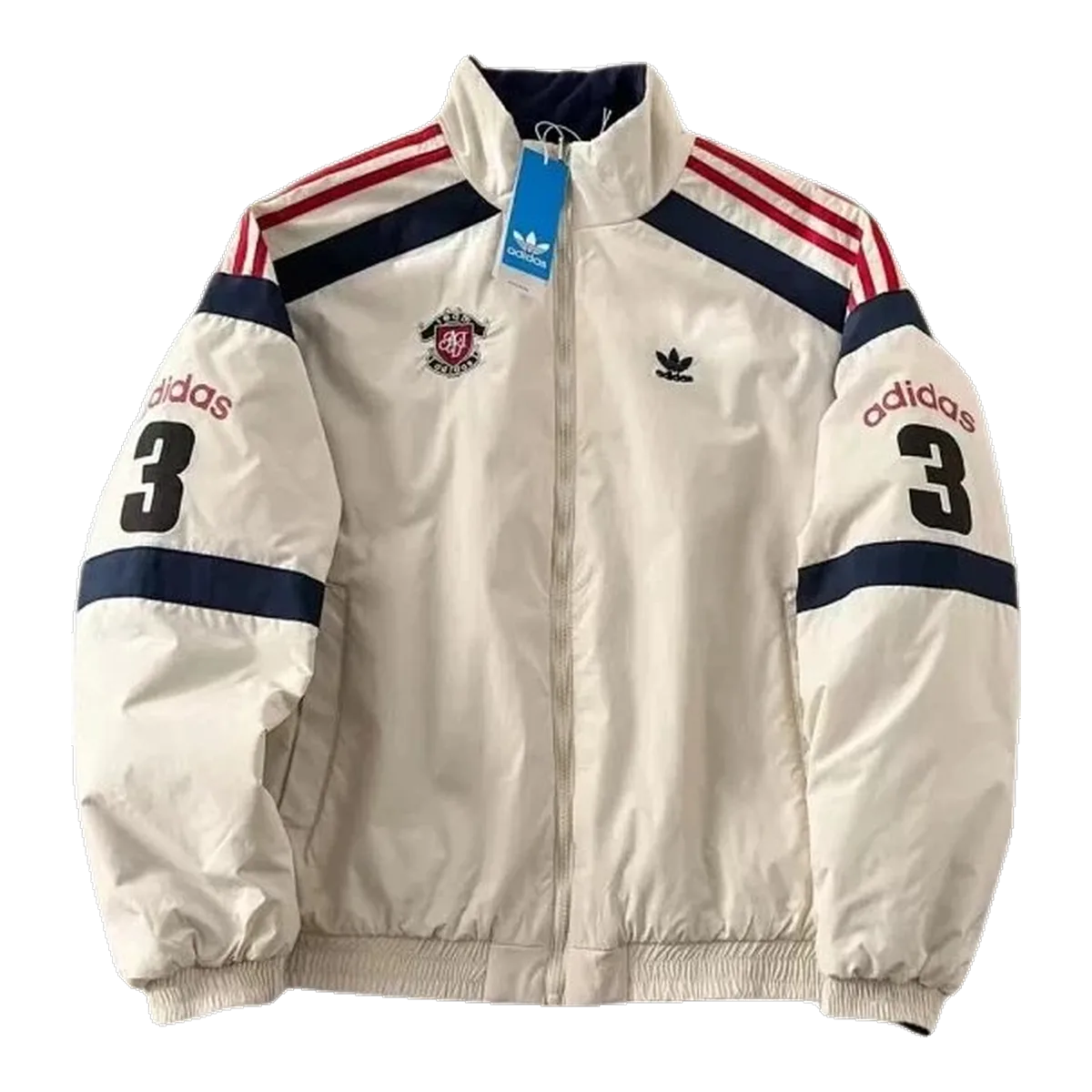 Adidas Varsity Jacket Cream