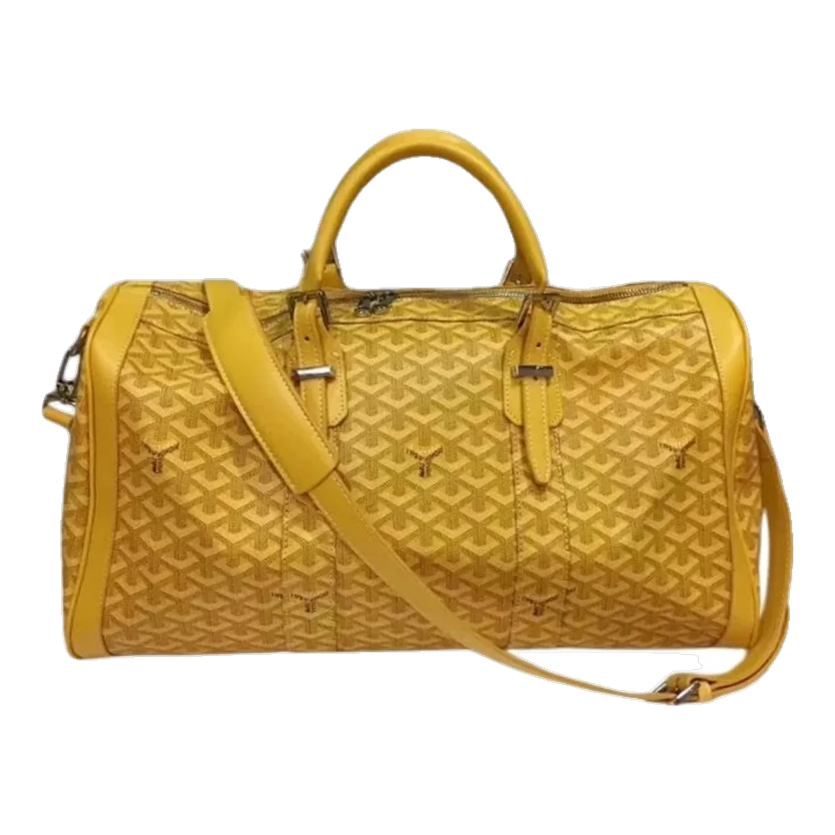 Goyard Yellow Duffle Bag