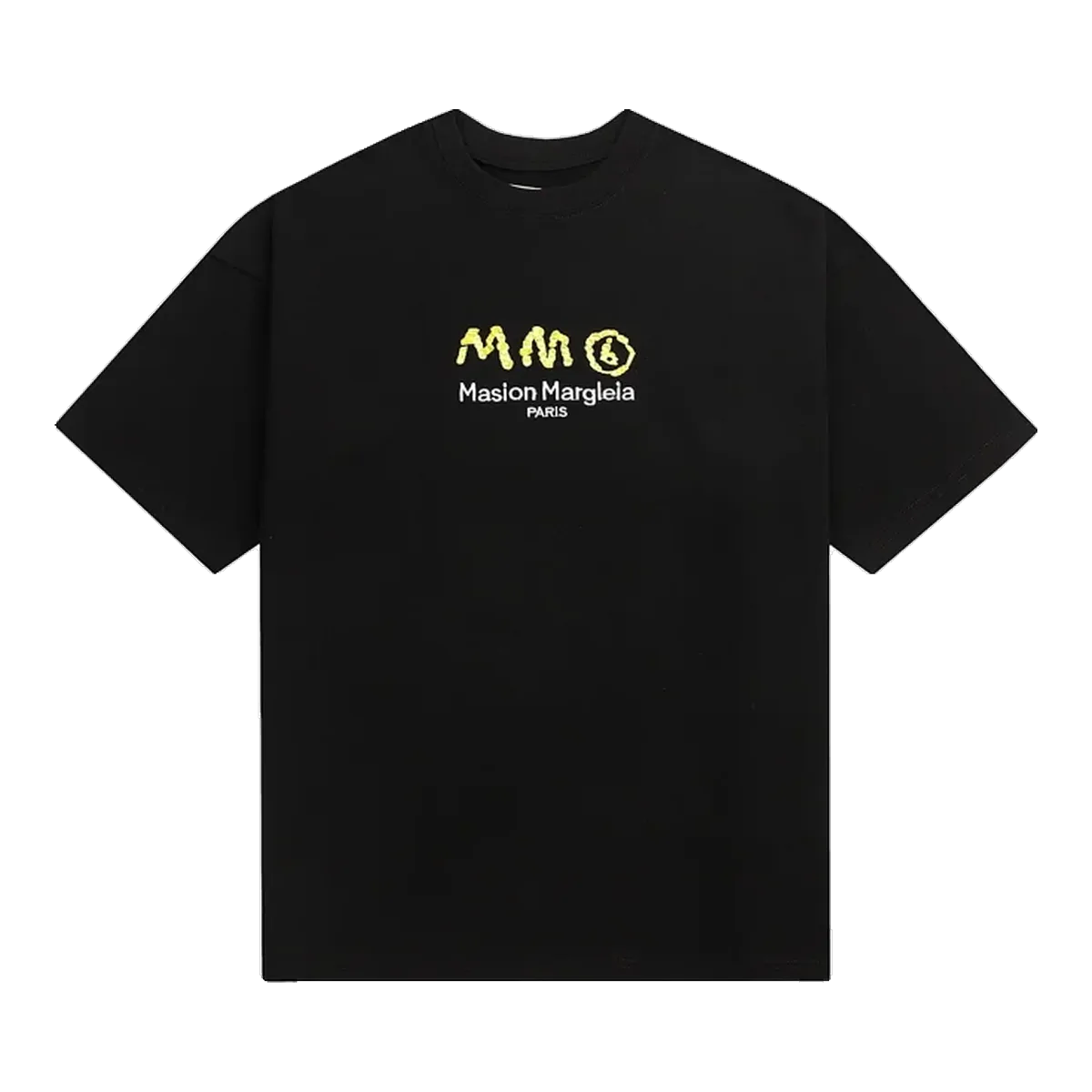 Maison Margiela MM Logo Black T-Shirt