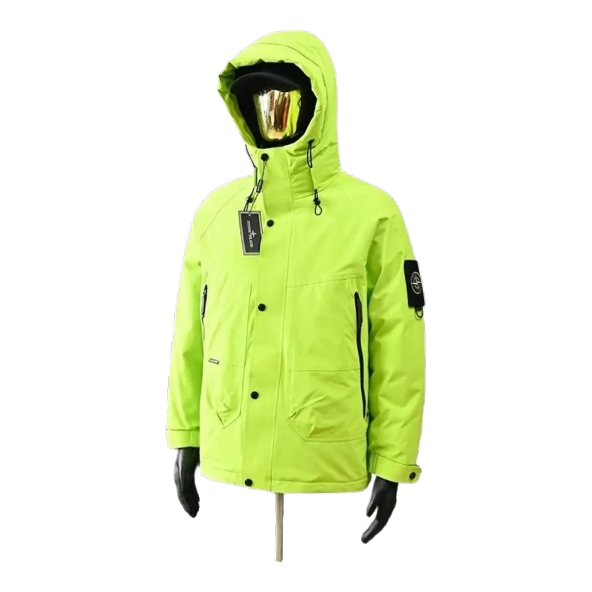 Stone Island Yellow Down Jacket