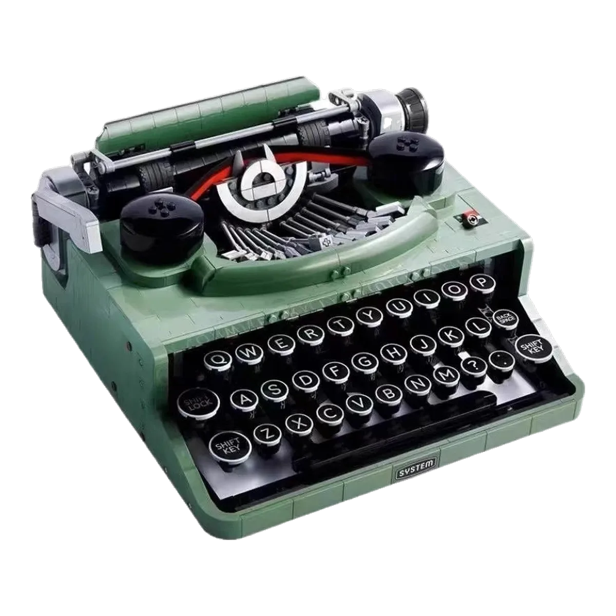 Lego Ideas Green Typewriter