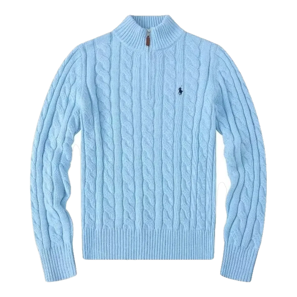 Ralph Lauren Blue Cable Knit Sweater