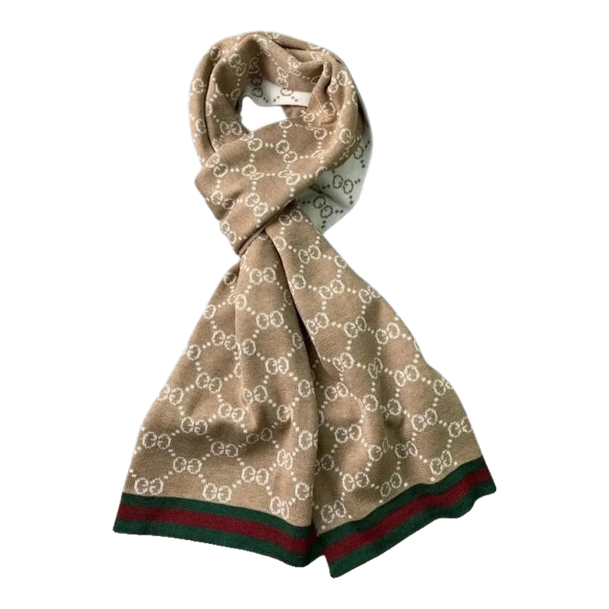 Gucci Beige GG Scarf