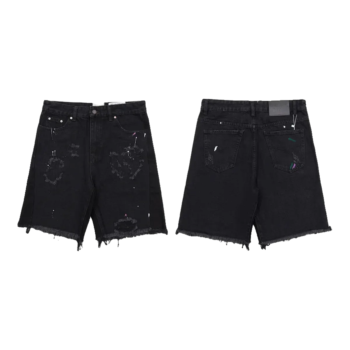 Gallery Dept Black Denim Shorts