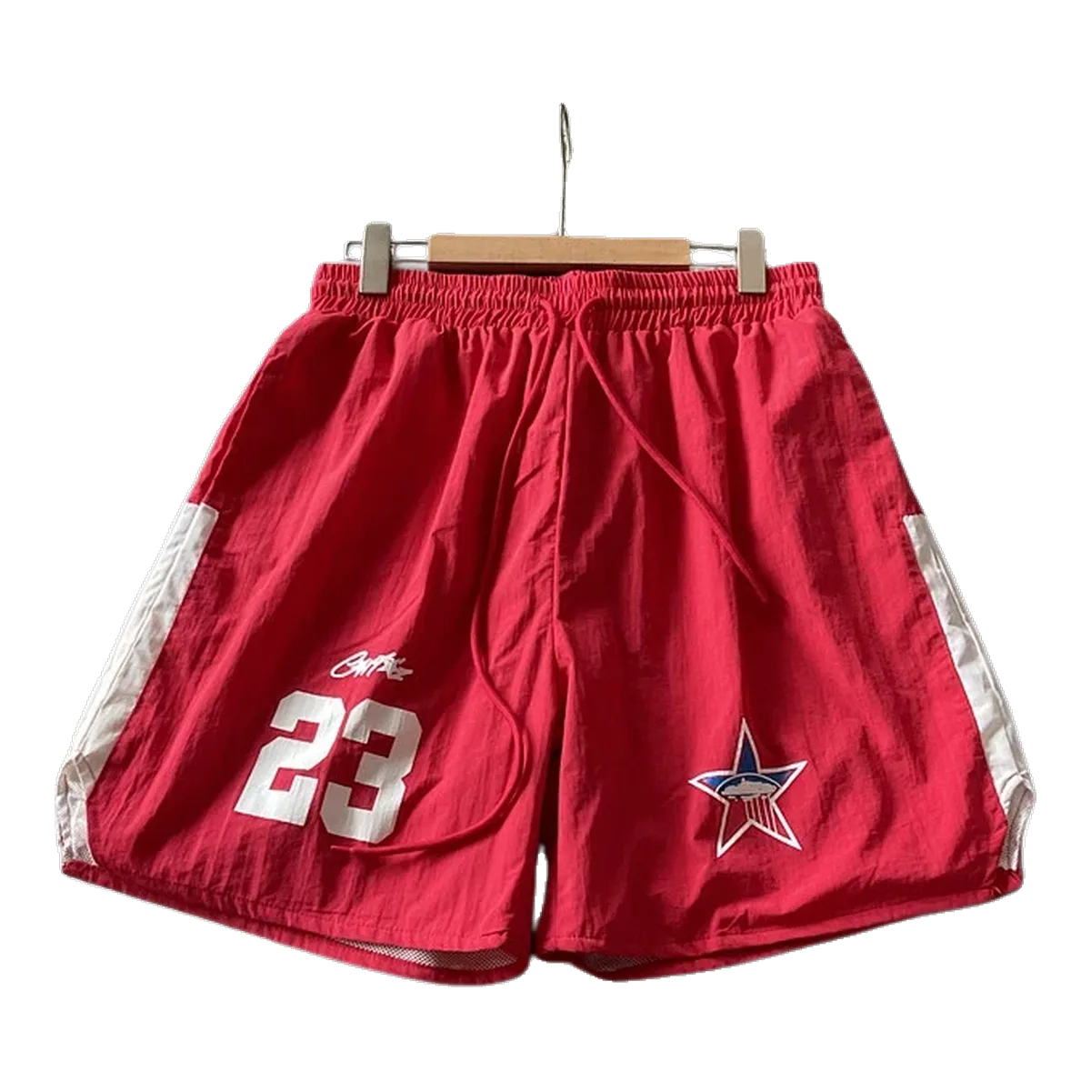 Corteiz Red Shorts