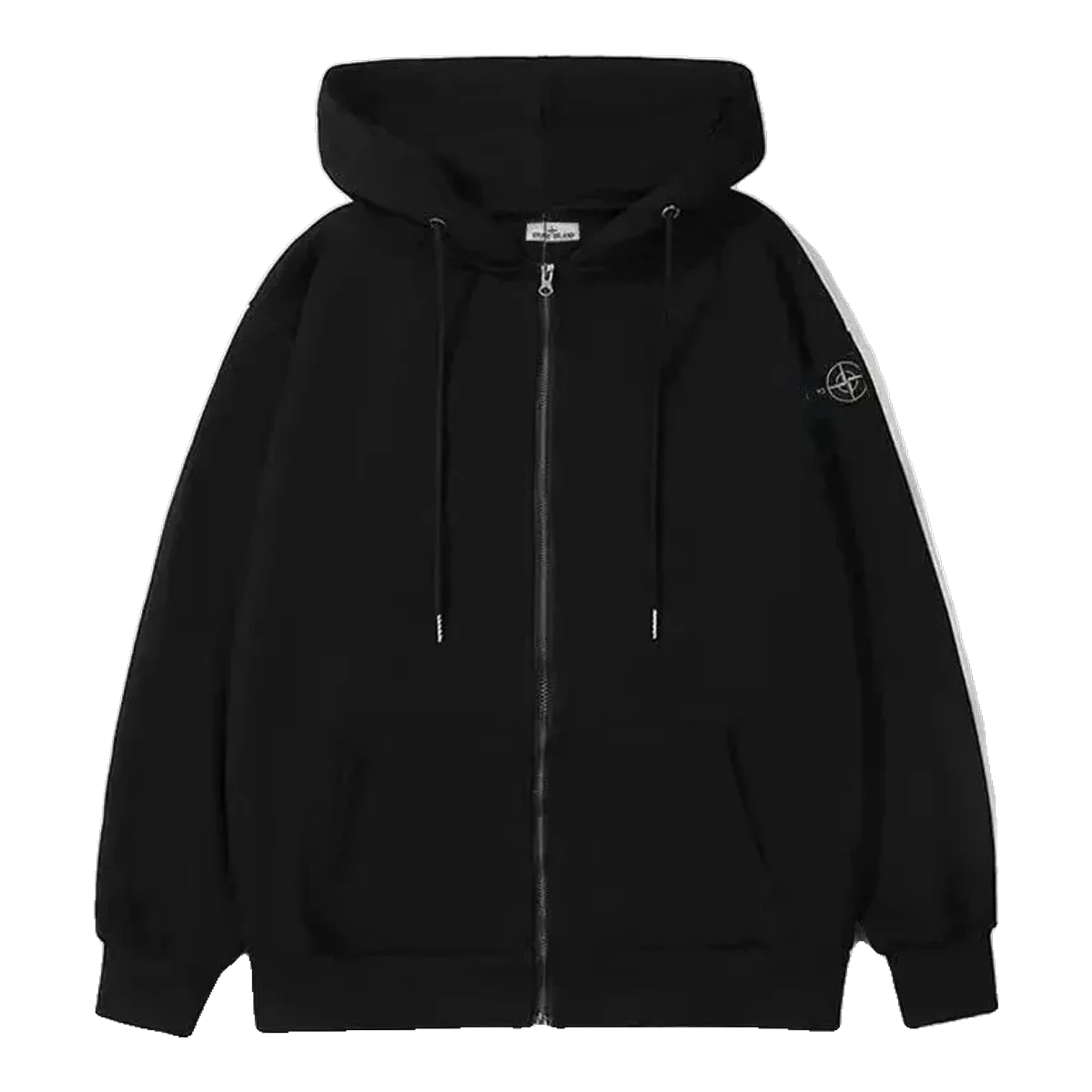 Stone Island Black Hoodie
