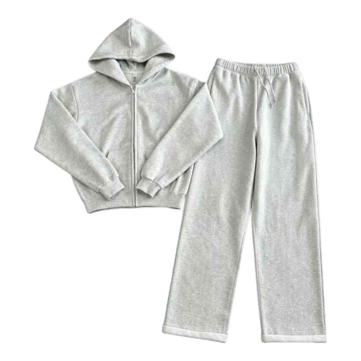 Skims Grey Hoodie Set