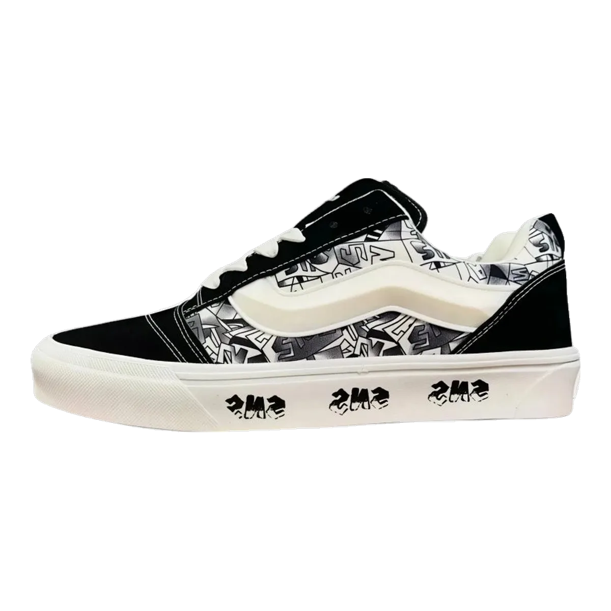 Vans Bandana Print Sneakers Black