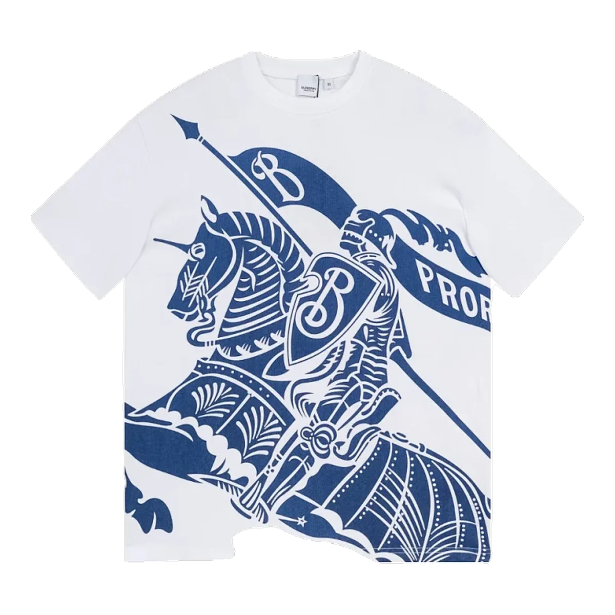 Burberry Knight Print White T-Shirt