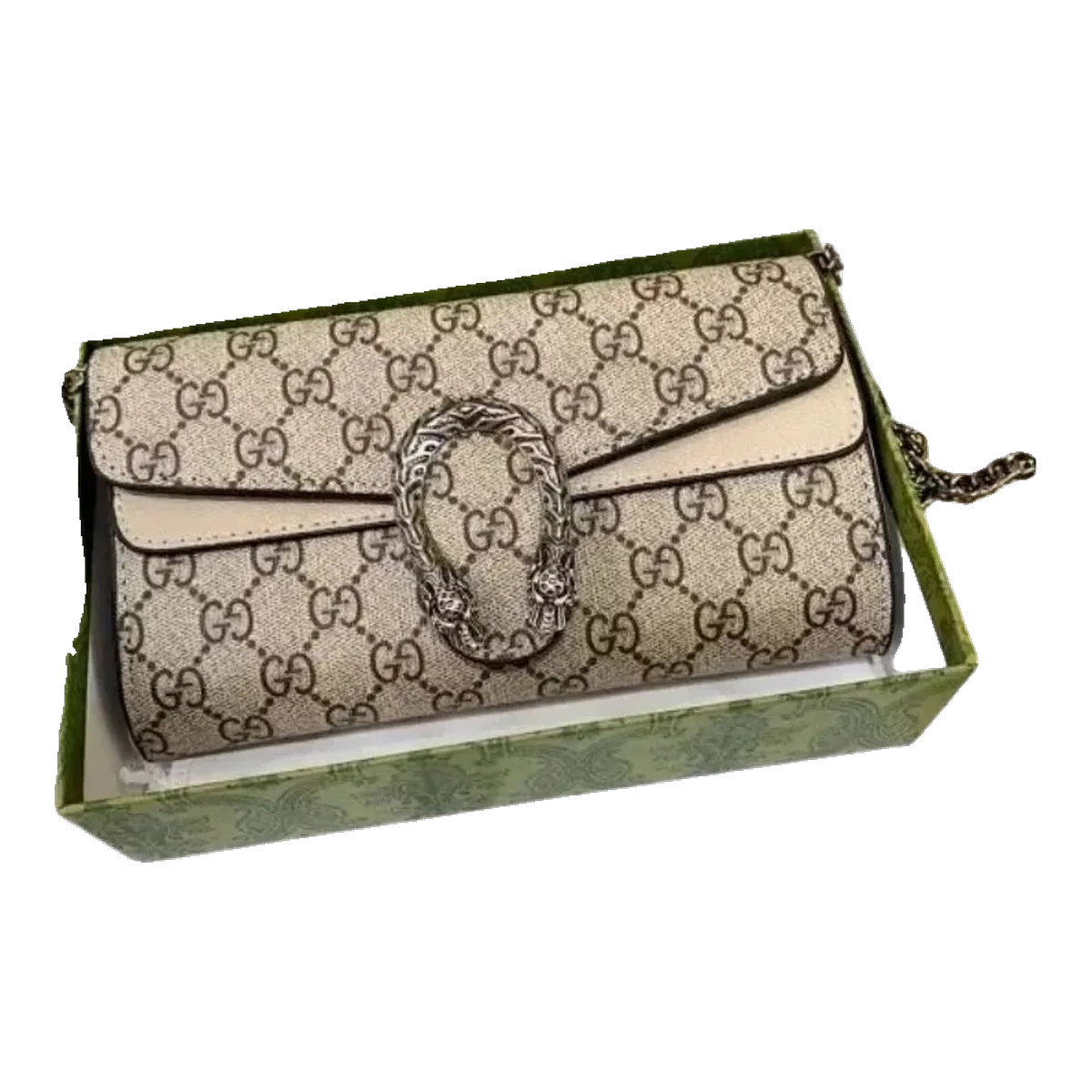 Gucci Beige GG Dionysus Shoulder Bag