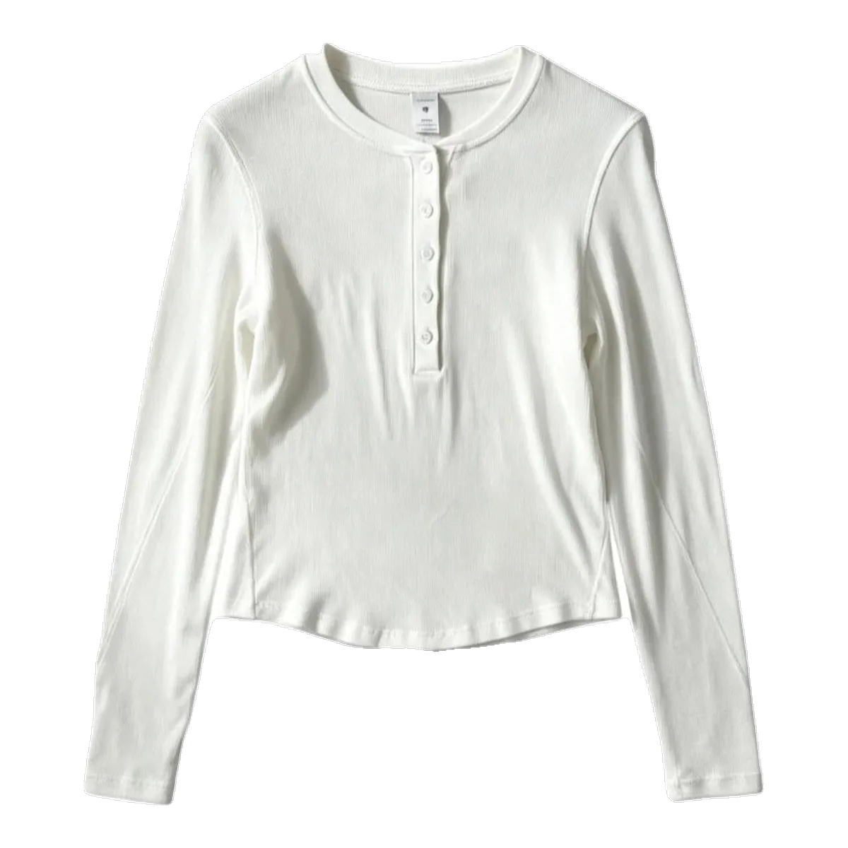 Lululemon White Long-Sleeve Top