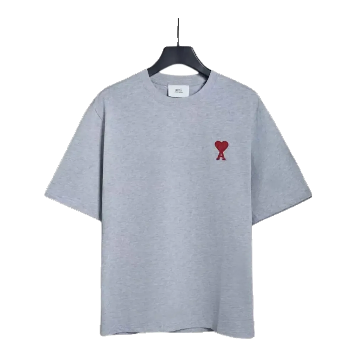 Ami Heart Logo T-Shirt Grey
