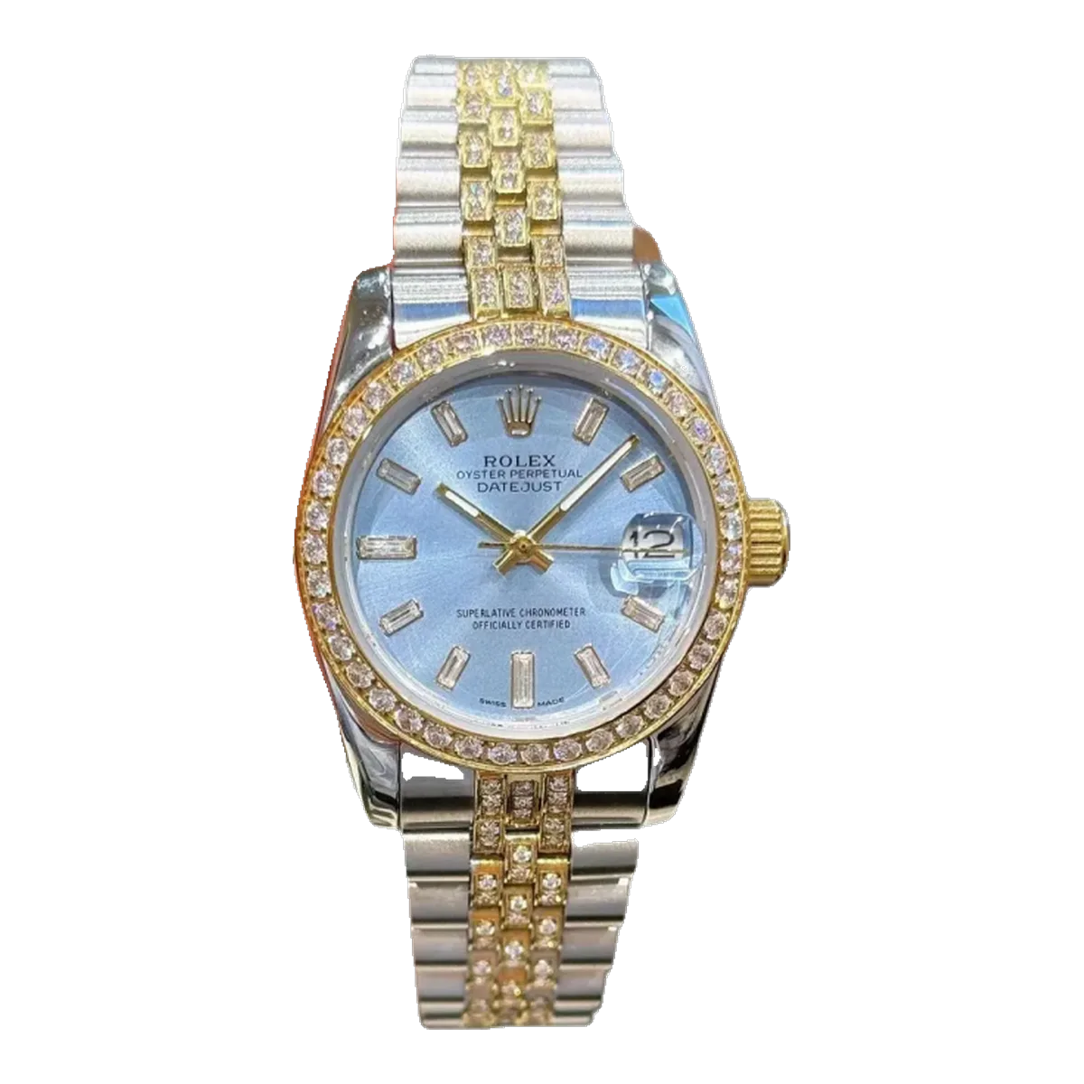 Rolex Watch Blue Dial