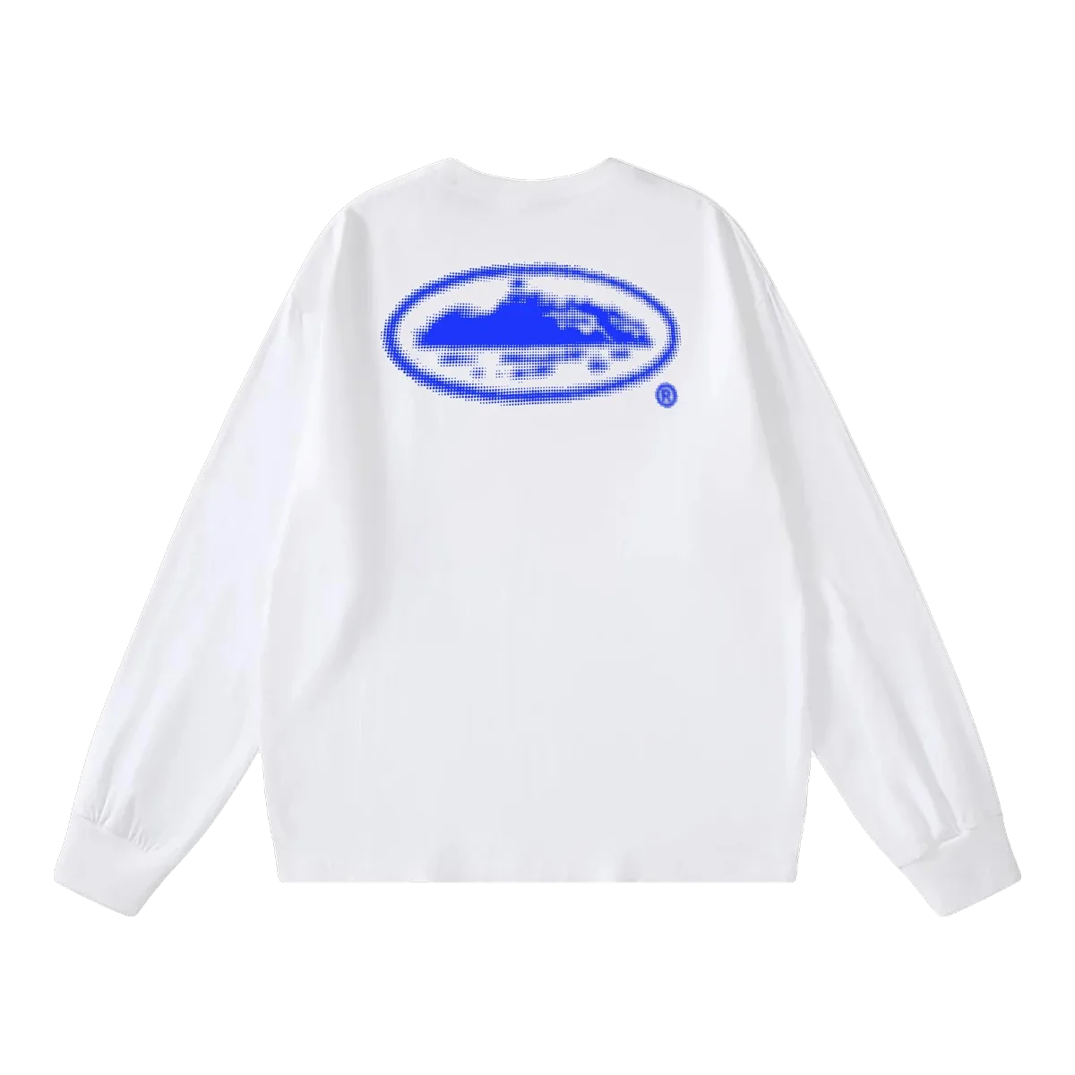 Corteiz White Long-Sleeve Alcatraz