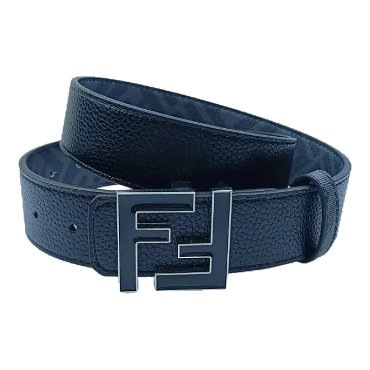 Fendi Blue FF Belt