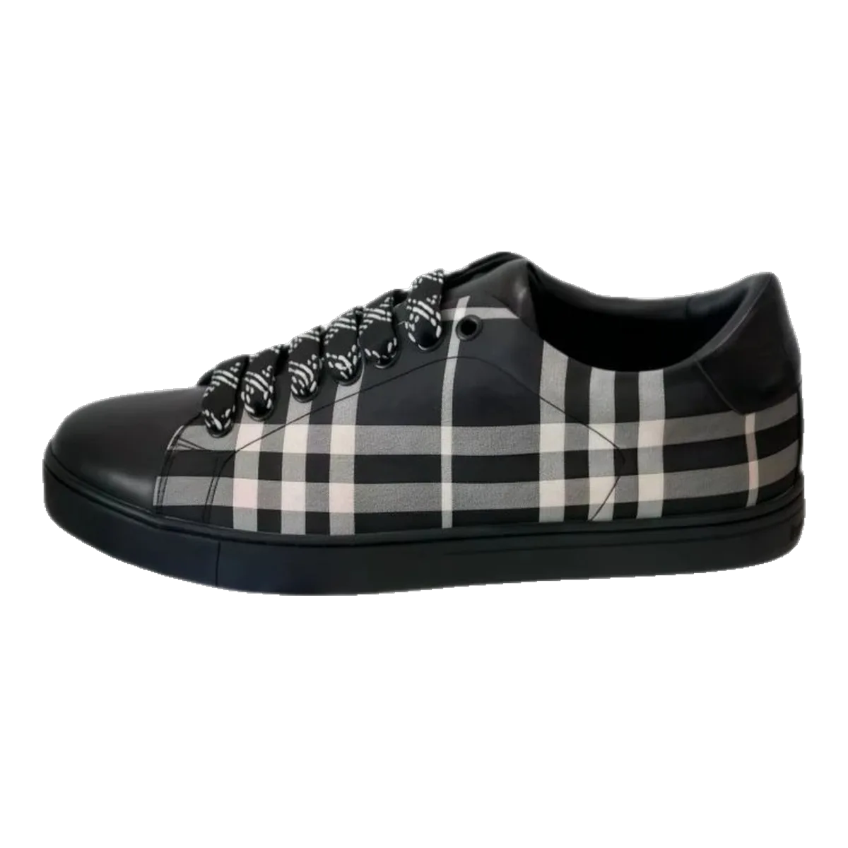 Burberry Black Check Sneakers