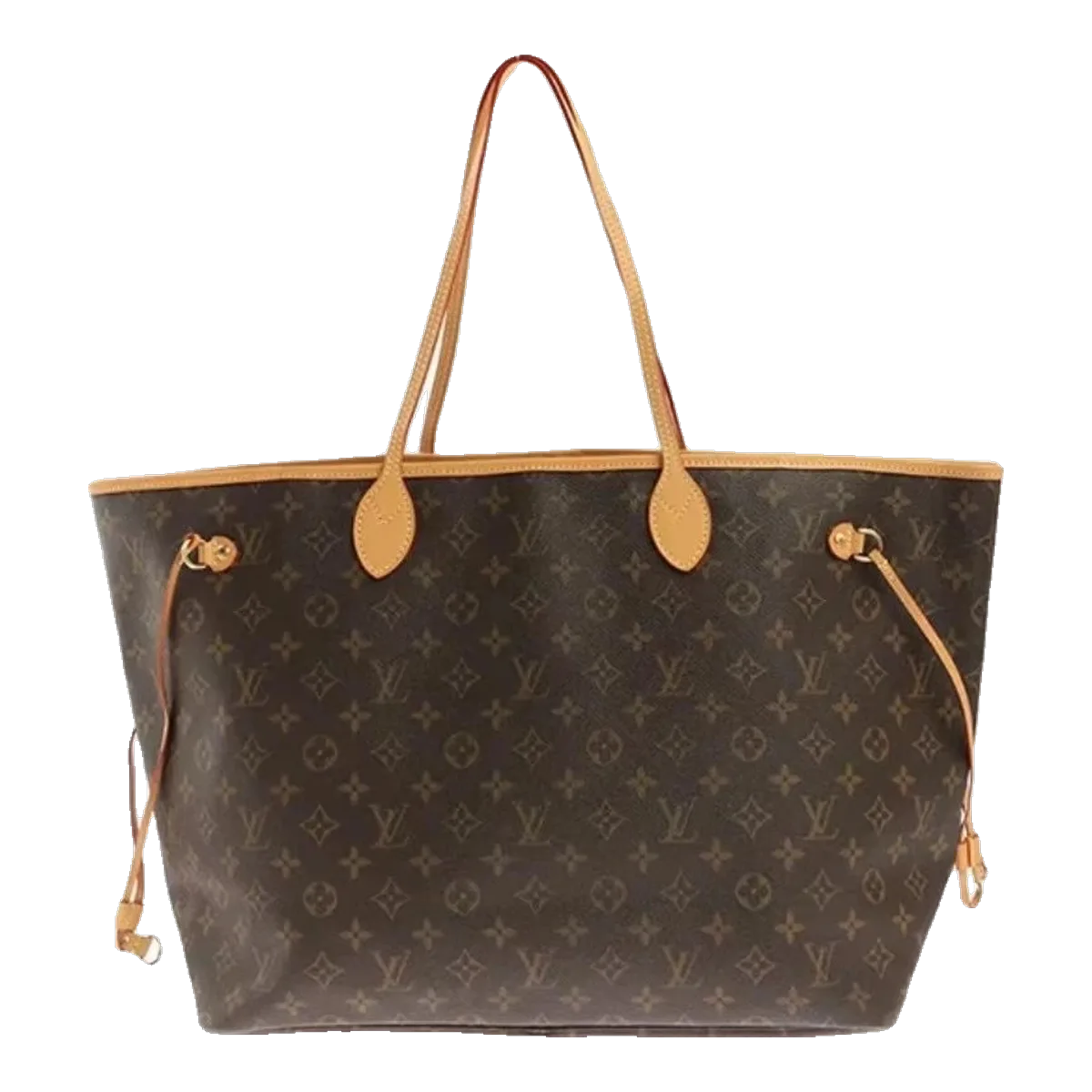 Louis Vuitton Brown Monogram Neverfull Tote