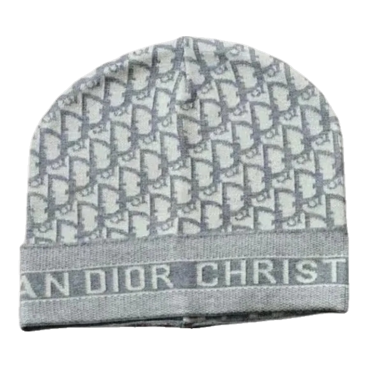 Dior Grey Oblique Beanie