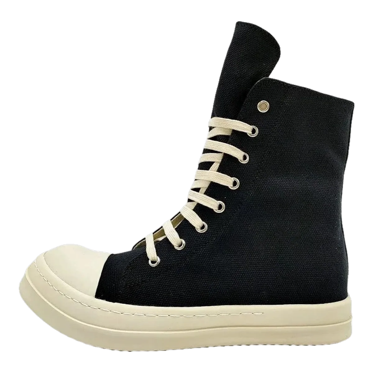 Rick Owens High Top Sneakers Black