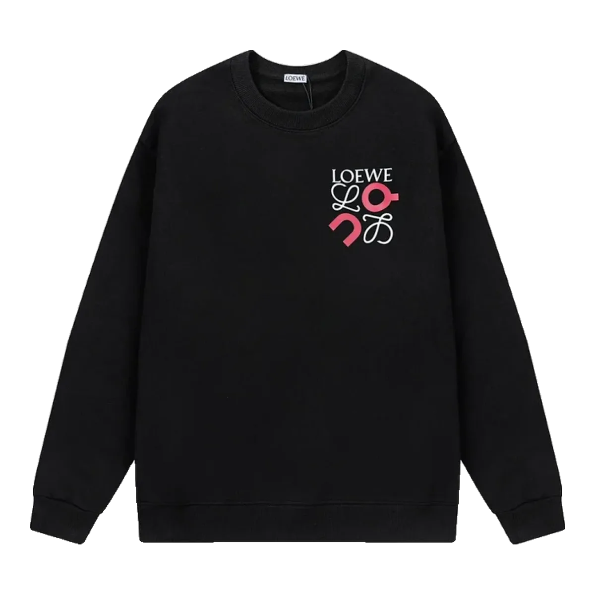 Loewe Black Anagram Logo Sweatshirt