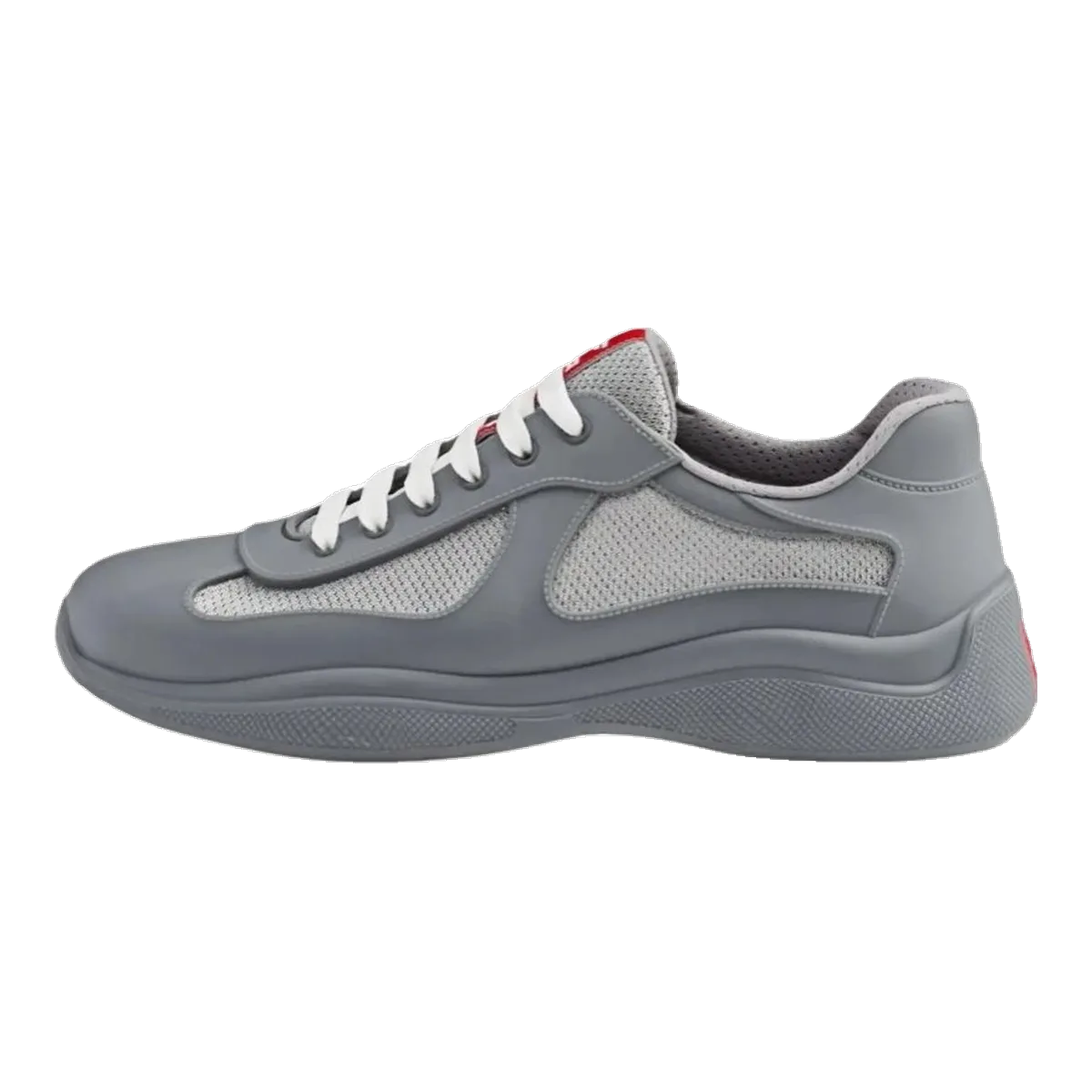 Prada Grey Americas Cup Sneakers