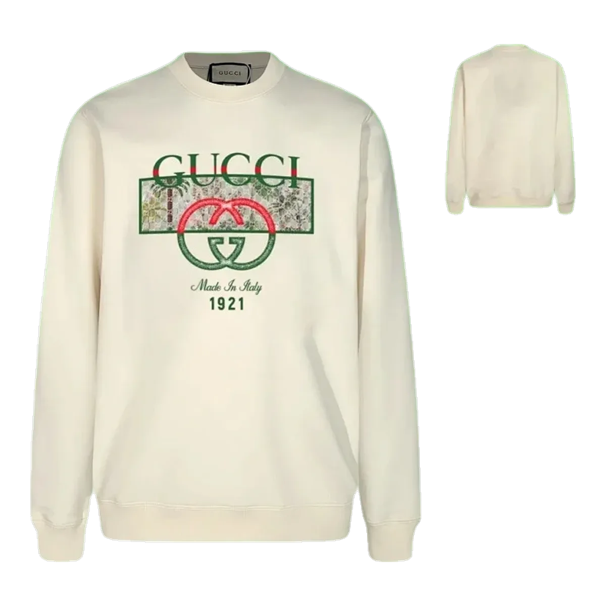 Gucci White Vintage Logo Hoodie