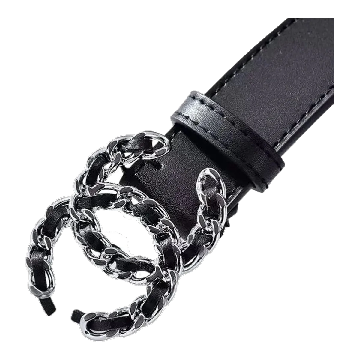 Chanel Black CC Chain Belt