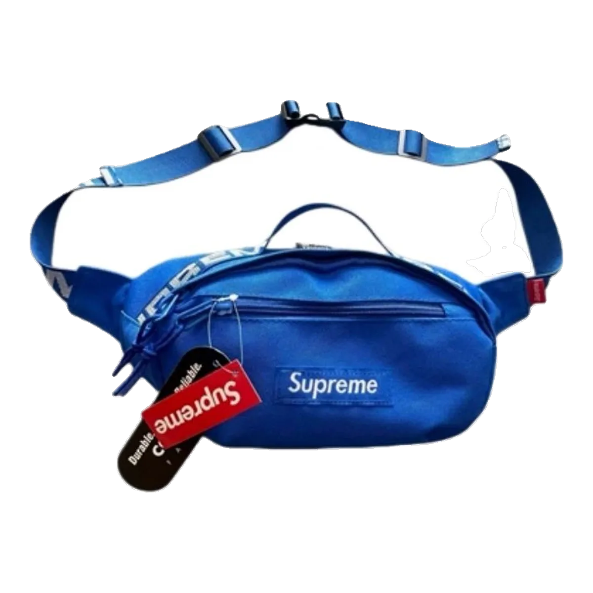Supreme Blue Logo Waist Bag